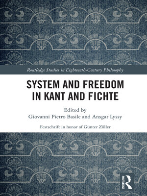 cover image of System and Freedom in Kant and Fichte